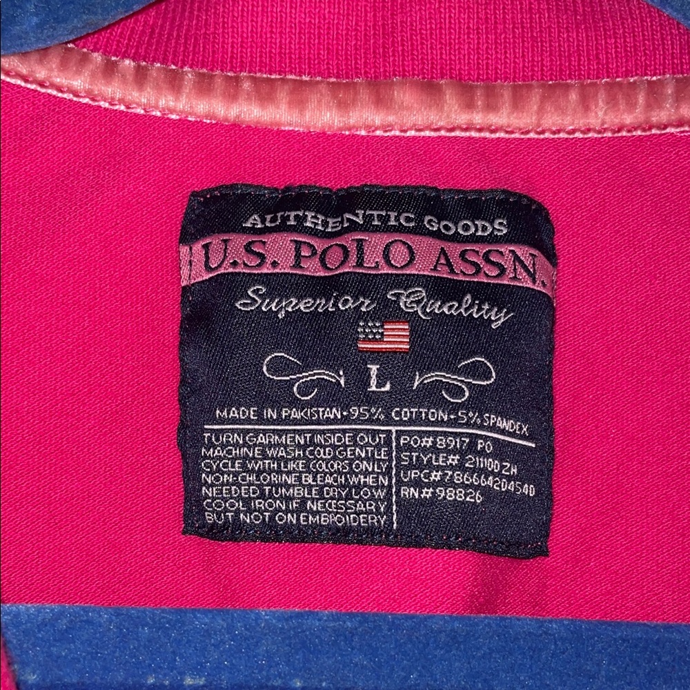 U.S. Polo Assn. Polo Shirt Size Large - Picture 2 of 4